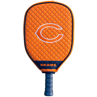 Chicago Bears Orange quilted pickleball paddle cover