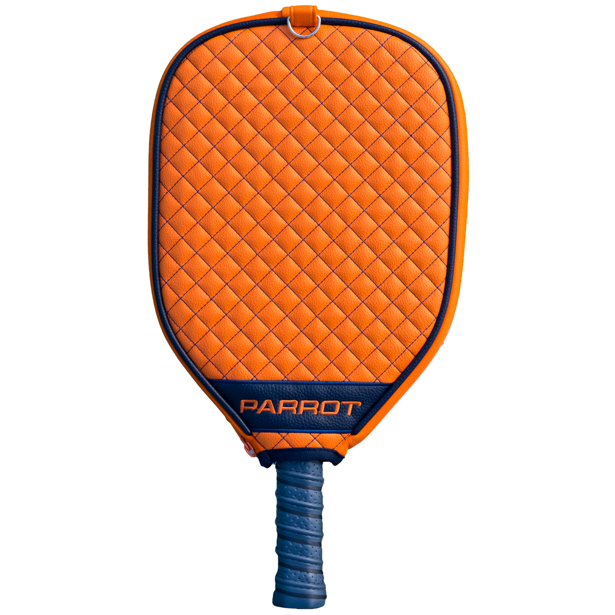 Chicago Bears Orange quilted pickleball paddle cover back view