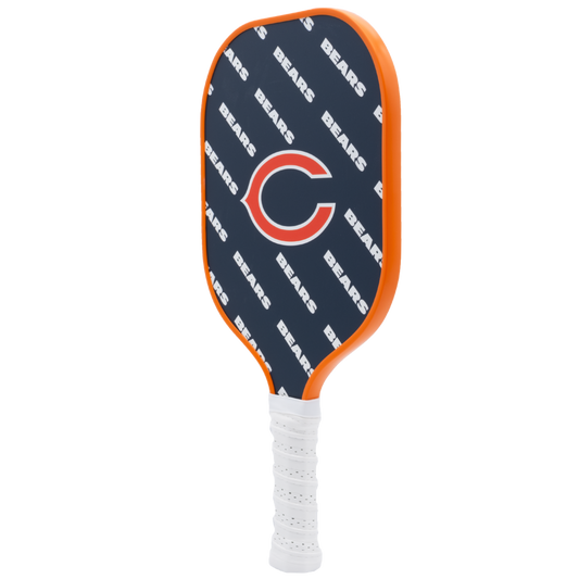 Chicago Bears pickleball paddle back view