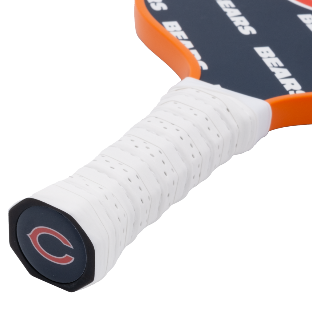Chicago Bears pickleball paddle handle logo