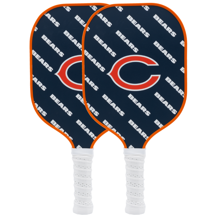 Chicago Bears pickleball paddle set