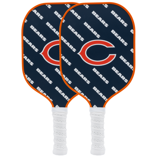Chicago Bears pickleball paddle set