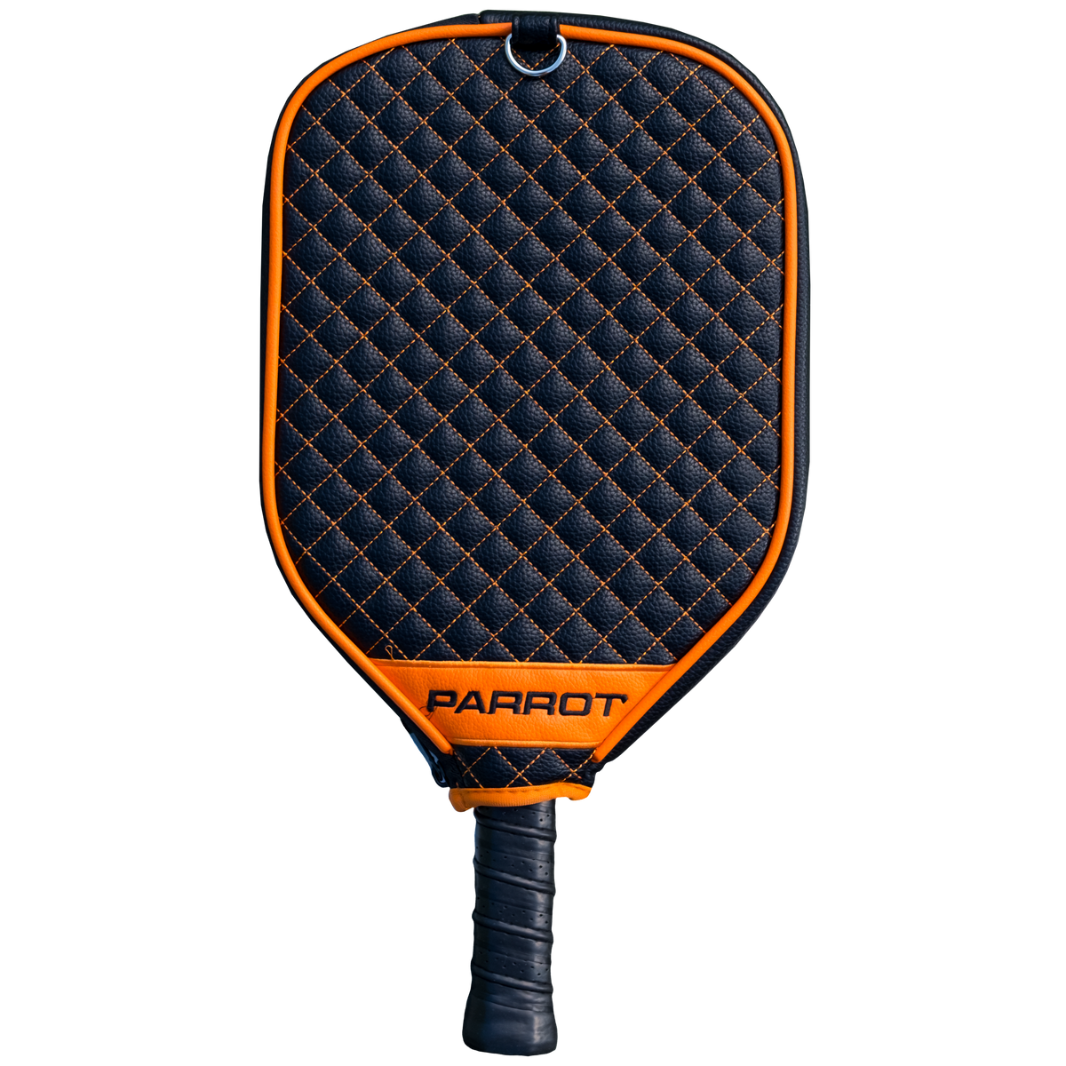 Cincinnati Bengals quilted pickleball paddle cover back view