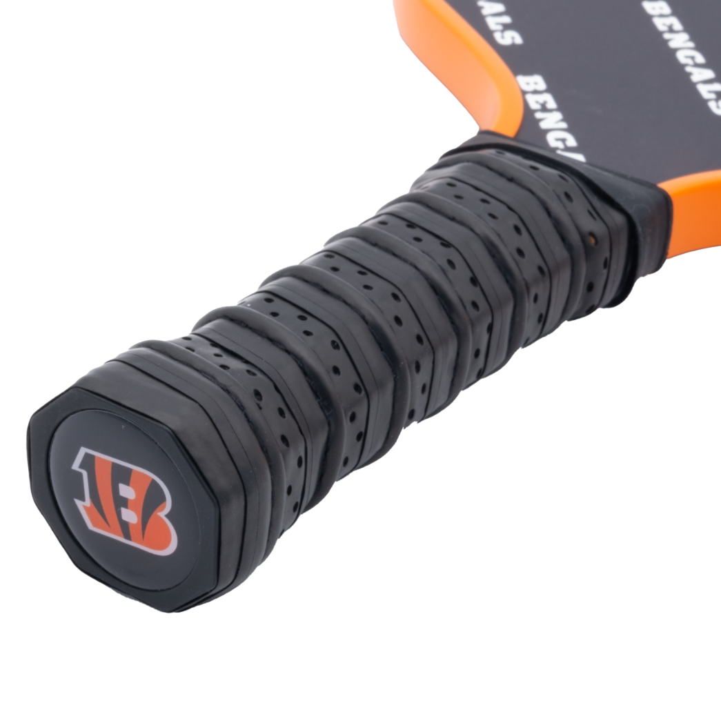Cincinnati Bengals pickleball paddle handle logo