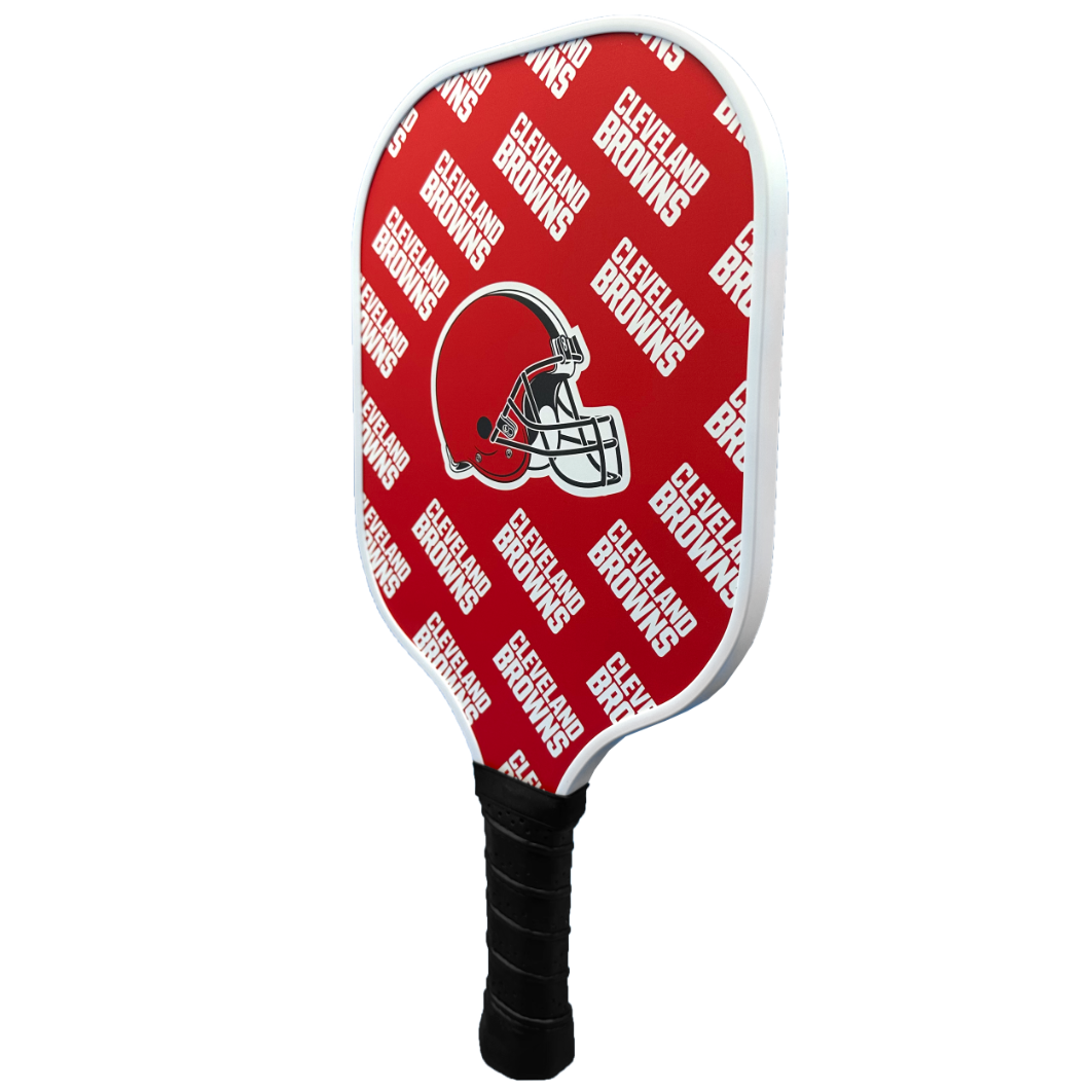 Cleveland Browns pickleball paddle back view