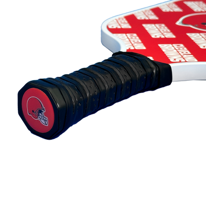 Cleveland Browns pickleball paddle handle logo