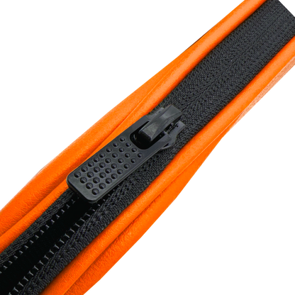 Cleveland Browns pickleball paddle cover zipper detail