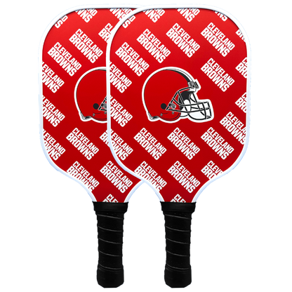Cleveland Browns pickleball paddle set