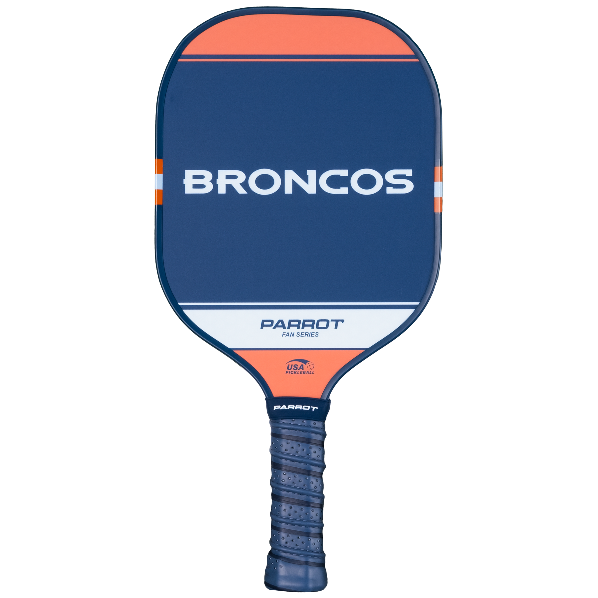 Denver Broncos Sport Plus pickleball paddle back view