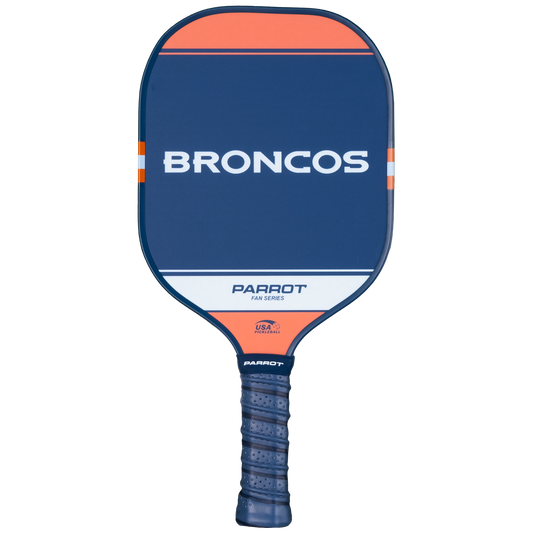 Denver Broncos Sport Plus pickleball paddle back view