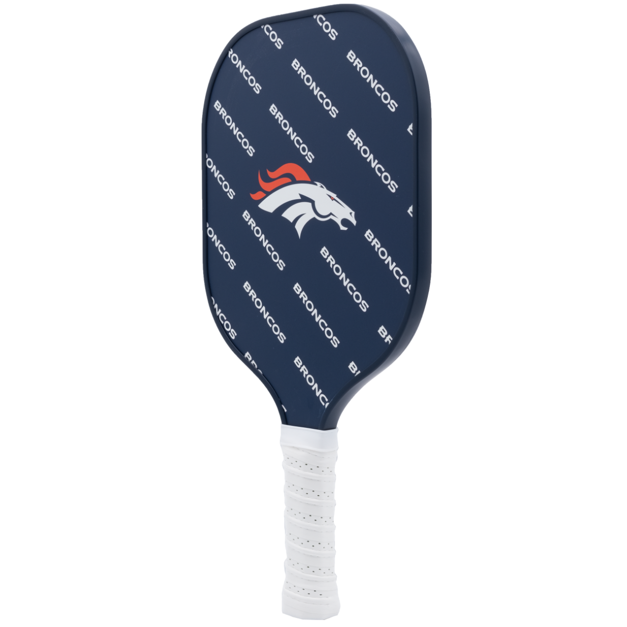 Denver Broncos pickleball paddle back view