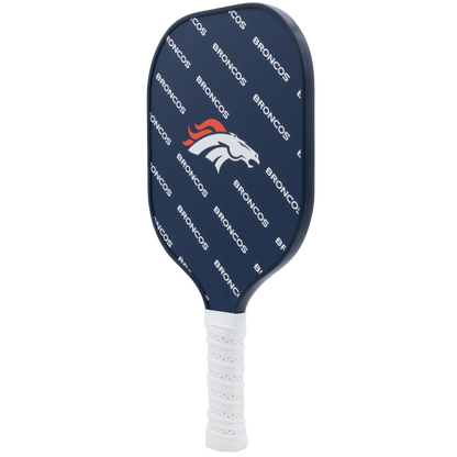 Denver Broncos pickleball paddle back view