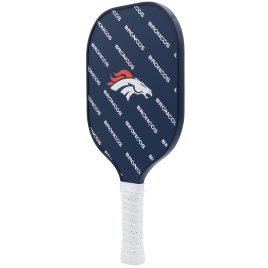 Denver Broncos pickleball paddle back view