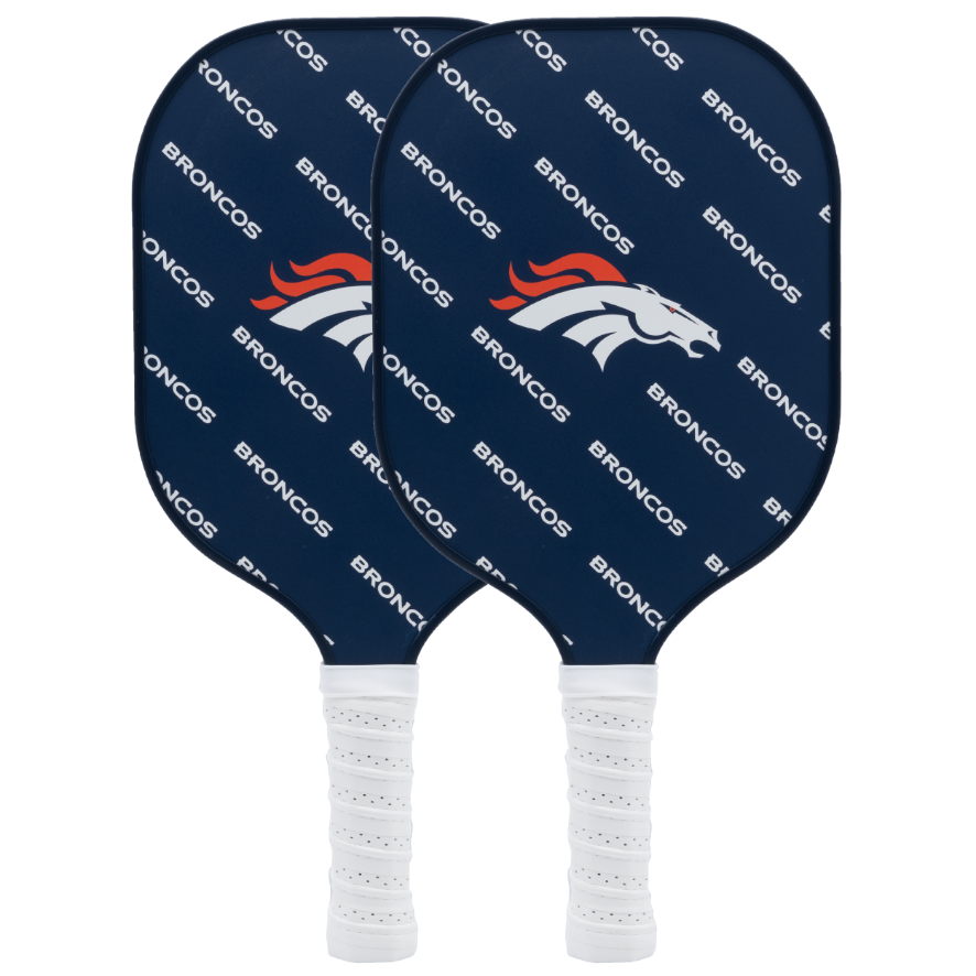 Denver Broncos pickleball paddle set