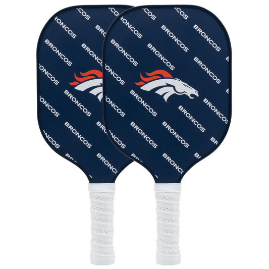 Denver Broncos pickleball paddle set