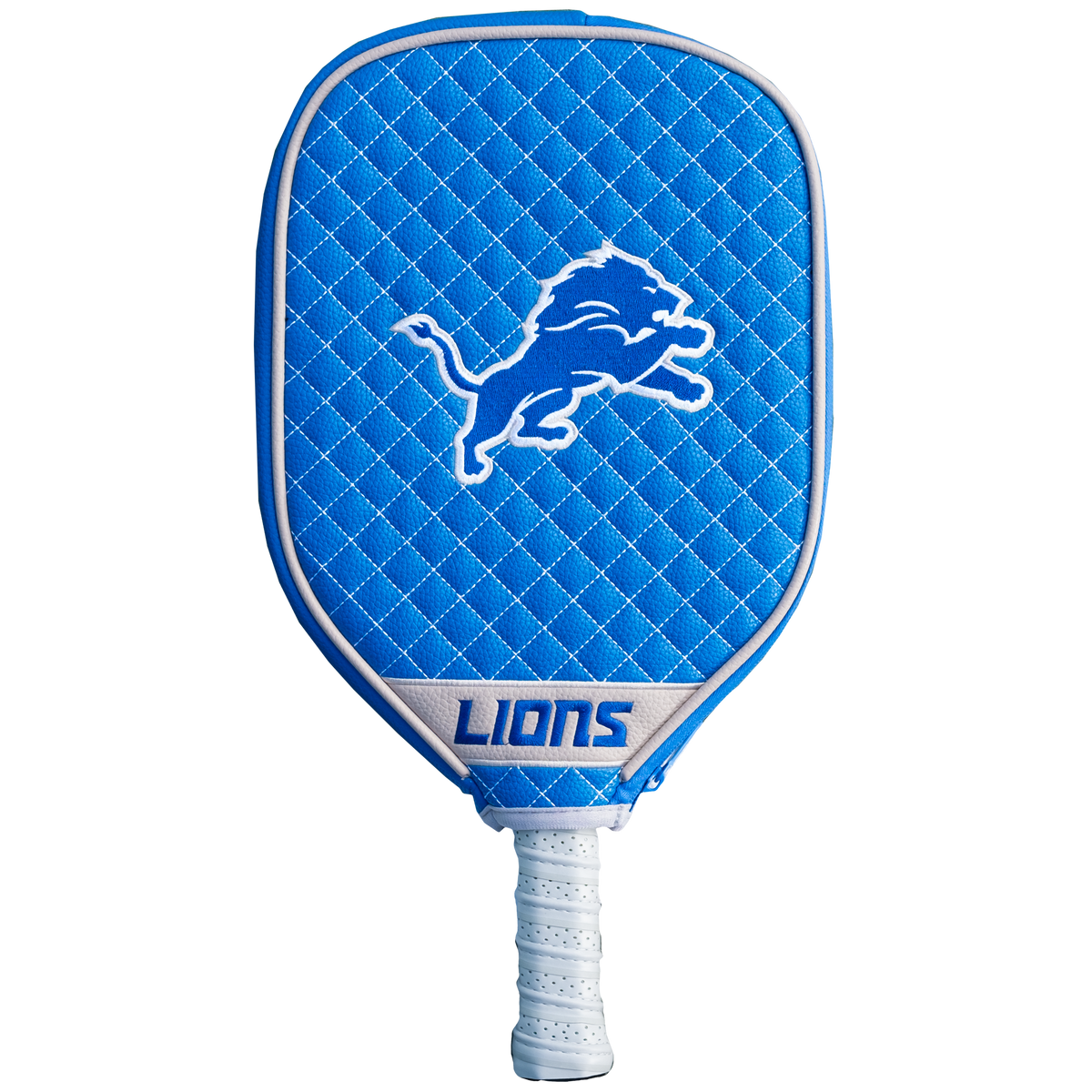 Detroit Lions quilted pickleball paddle cover