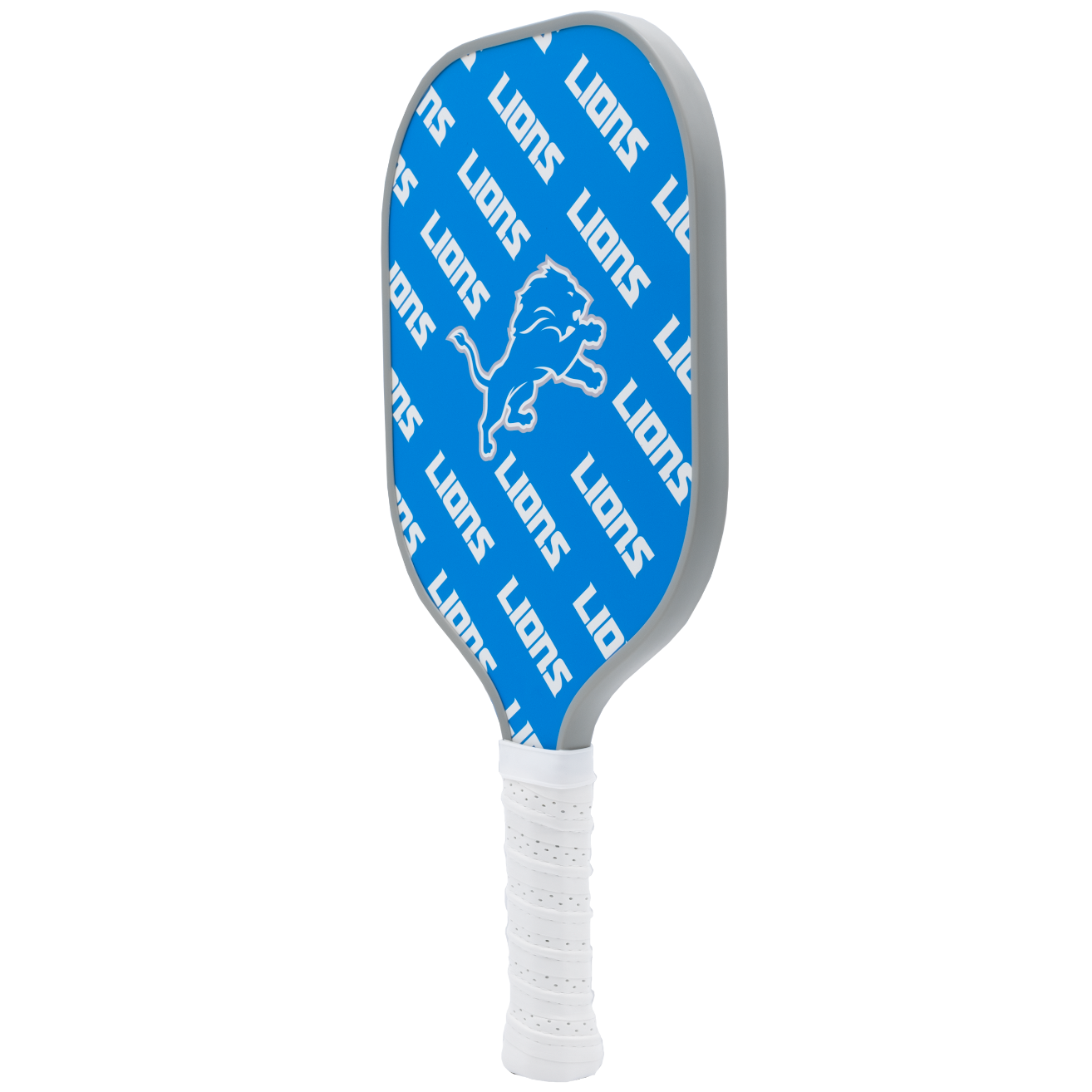 Detroit Lions pickleball paddle back view
