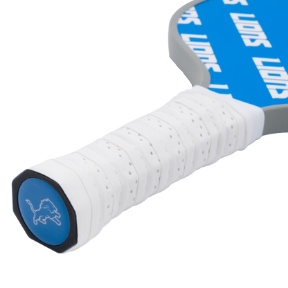 Detroit Lions pickleball paddle handle logo