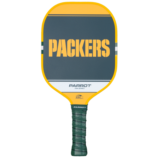 Green Bay Packers Sport Plus pickleball paddle back view