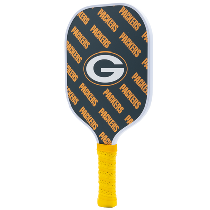 Green Bay Packers pickleball paddle back view