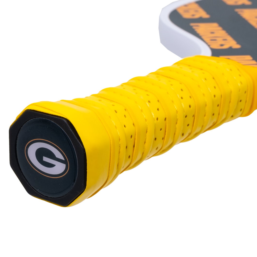Green Bay Packers pickleball paddle handle logo