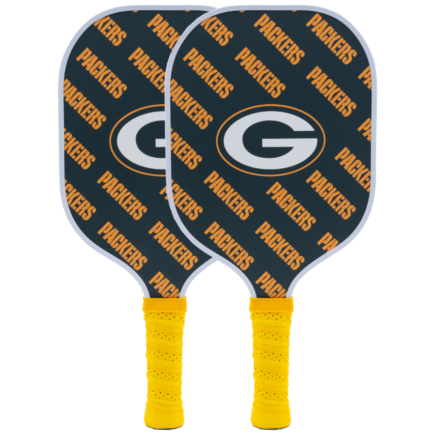 Green Bay Packers pickleball paddle set