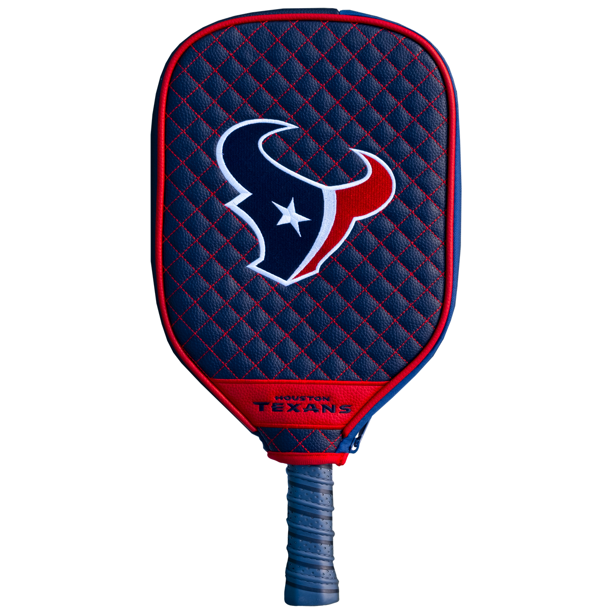 Houston Texans quilted pickleball paddle cover