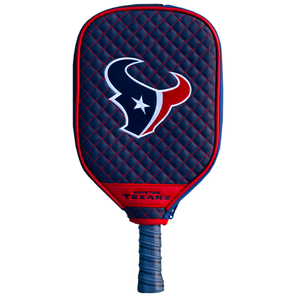 Houston Texans quilted pickleball paddle cover