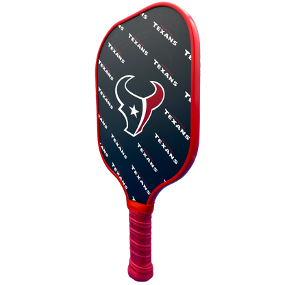 Houston Texans pickleball paddle back view