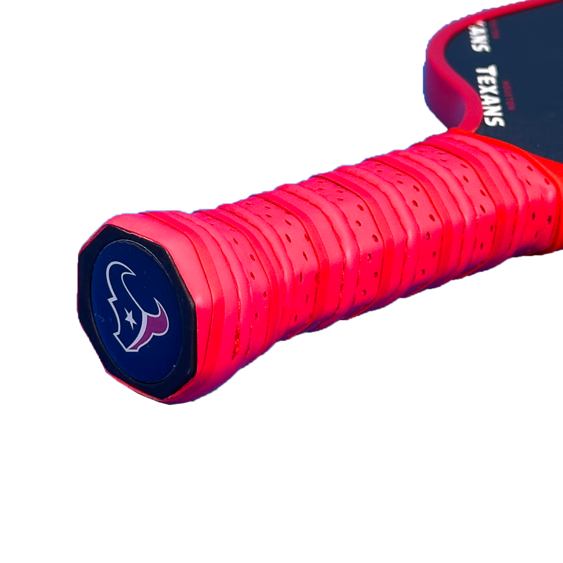 Houston Texans pickleball paddle handle logo