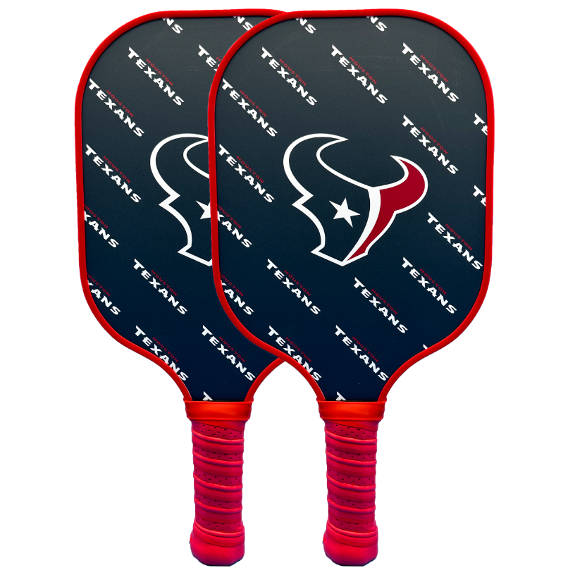 Houston Texans pickleball paddle set