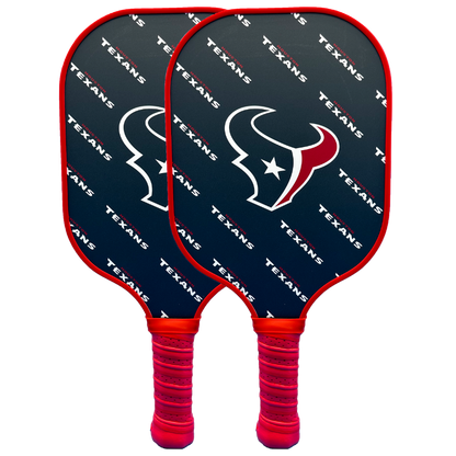 Houston Texans pickleball paddle set