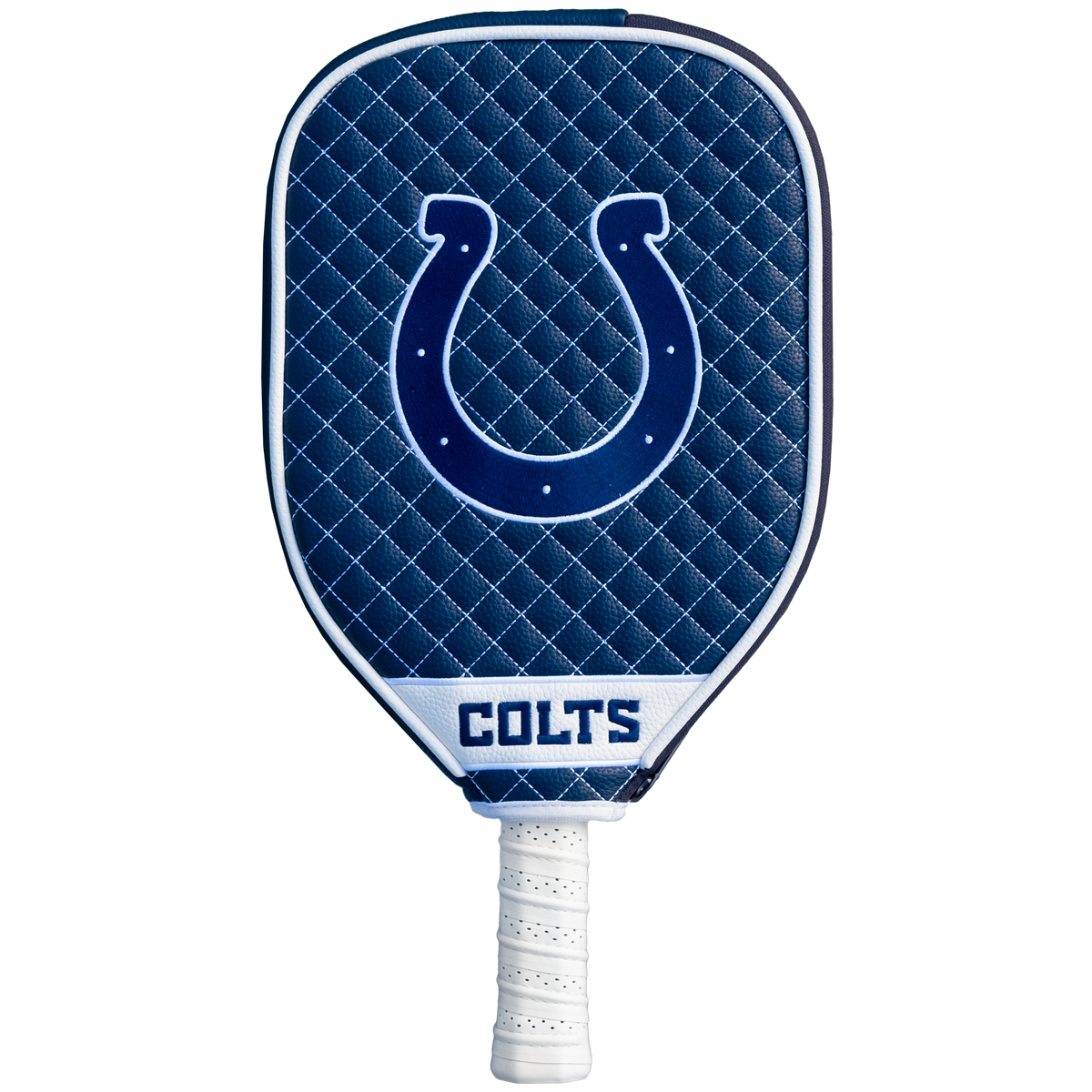 Indianapolis Colts quilted pickleball paddle cover