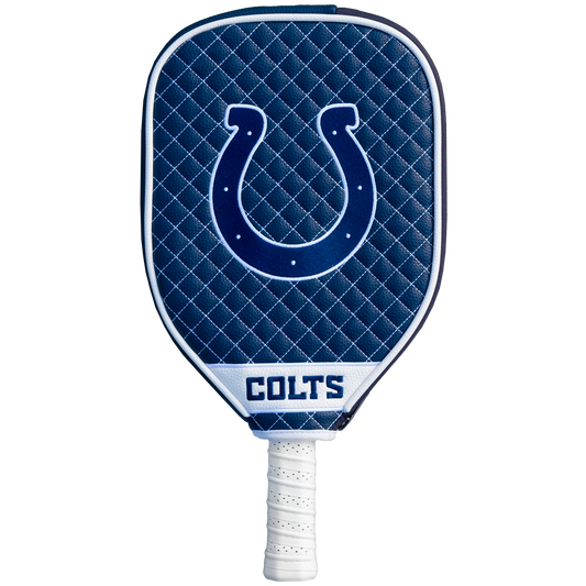 Indianapolis Colts quilted pickleball paddle cover