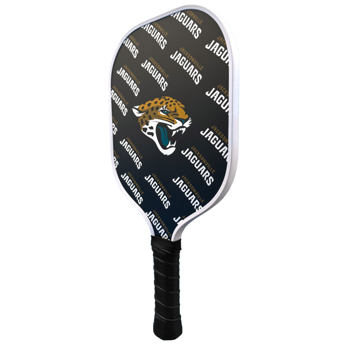 Jacksonville Jaguars pickleball paddle back view