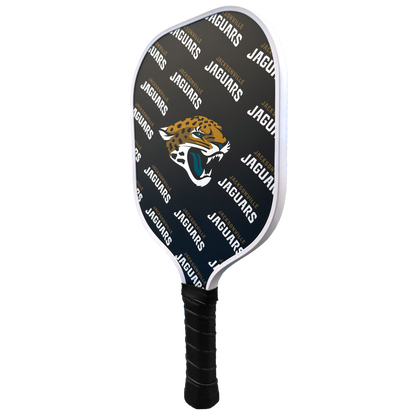Jacksonville Jaguars pickleball paddle back view