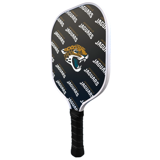 Jacksonville Jaguars pickleball paddle back view