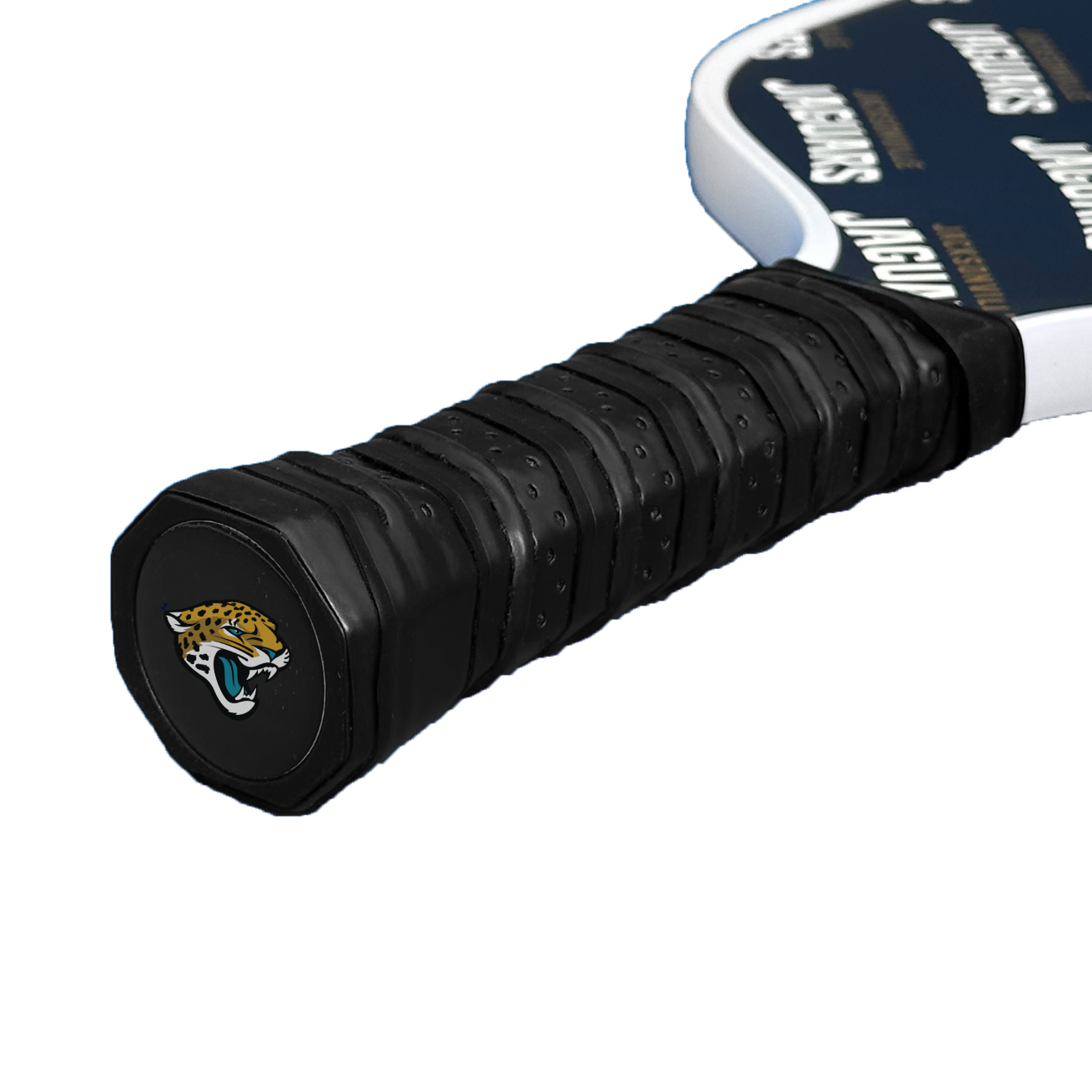 Jacksonville Jaguars pickleball paddle handle logo