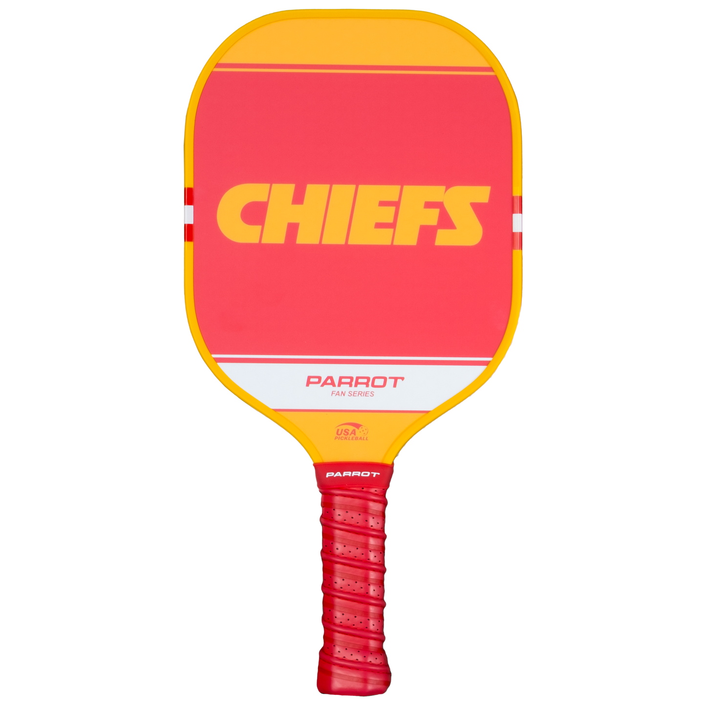 Kansas City Chiefs Sport Plus pickleball paddle back view