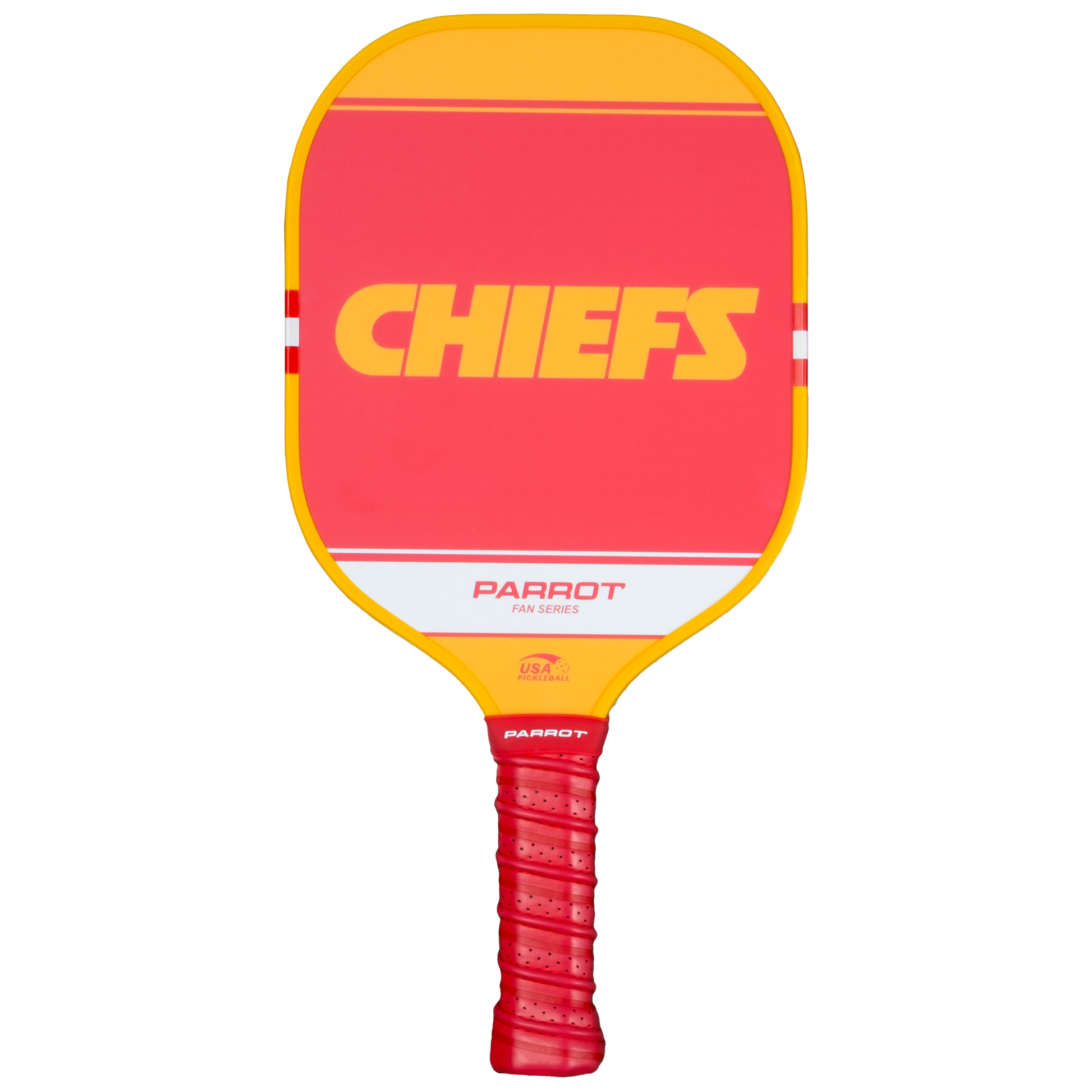 Kansas City Chiefs Sport Plus pickleball paddle back view