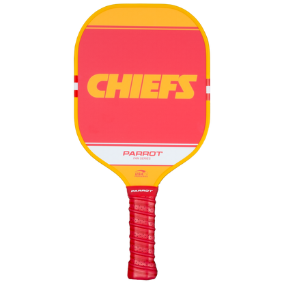 Kansas City Chiefs Sport Plus pickleball paddle back view