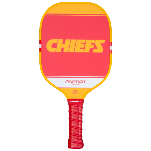 Kansas City Chiefs Sport Plus pickleball paddle back view