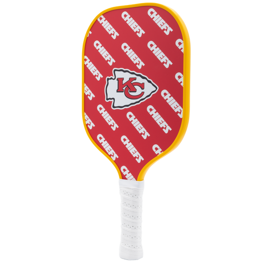 Kansas City Chiefs pickleball paddle back view