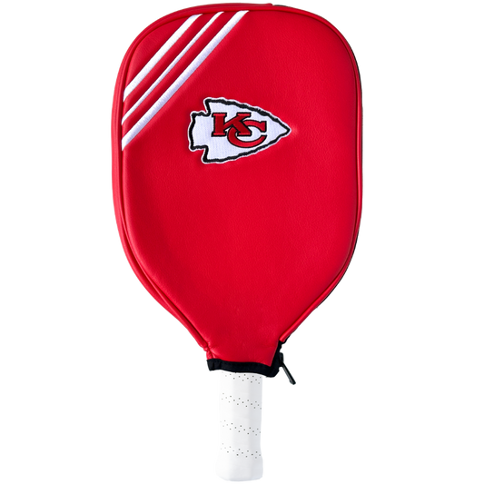 Kansas City Chiefs pickleball paddle cover