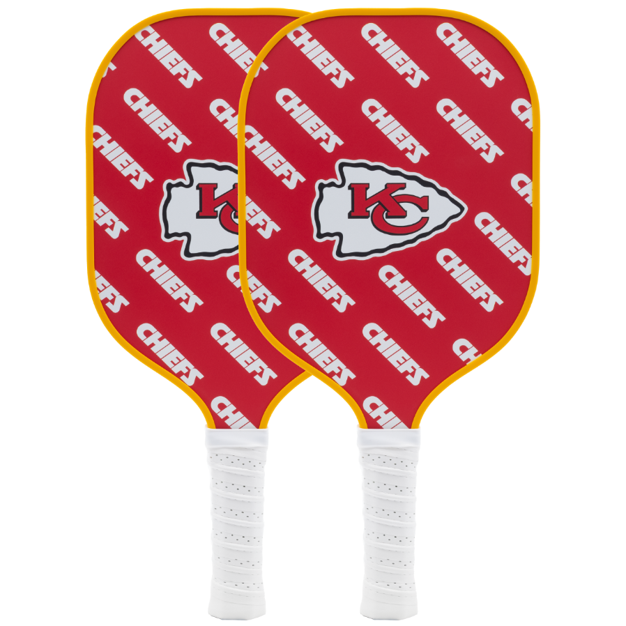 Kansas City Chiefs pickleball paddle set