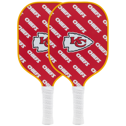Kansas City Chiefs pickleball paddle set
