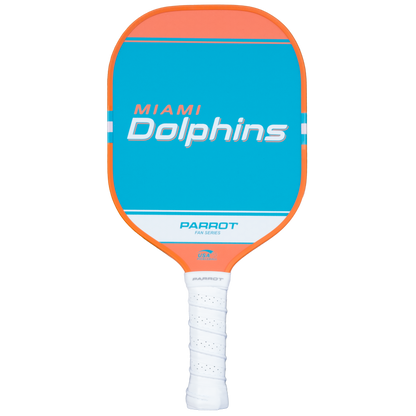 Miami Dolphins Sport Plus pickleball paddle back view