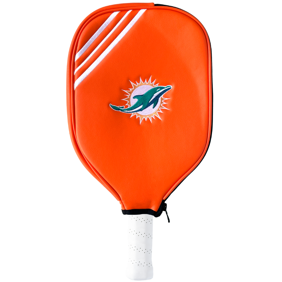 Miami Dolphins pickleball paddle cover