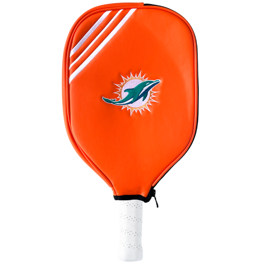 Miami Dolphins pickleball paddle cover