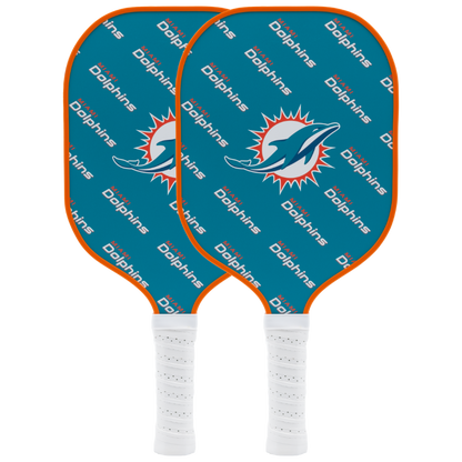 Miami Dolphins pickleball paddle set